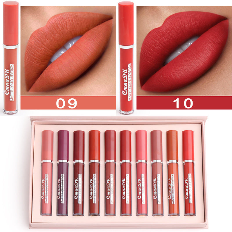 Long-Lasting Waterproof Matte Lipstick – Non-Stick Formula