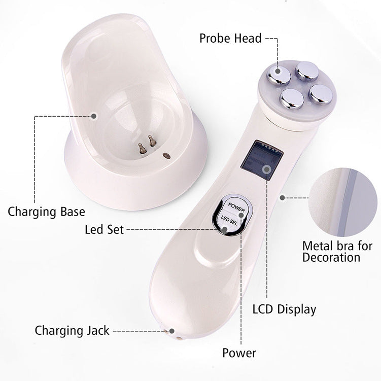 Multifunctional Skin Rejuvenation Device with EMS & LED
