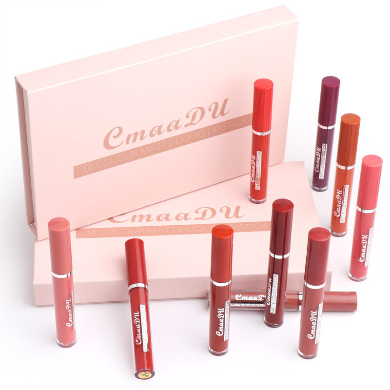 Long-Lasting Waterproof Matte Lipstick – Non-Stick Formula