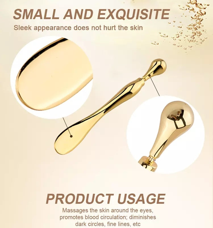 Metal Eye Cream Roller Stick & Applicator Wand