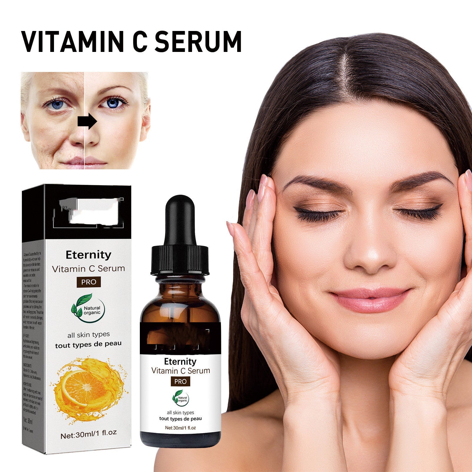 Vitamin C Serum for Brightening & Anti-Aging Care