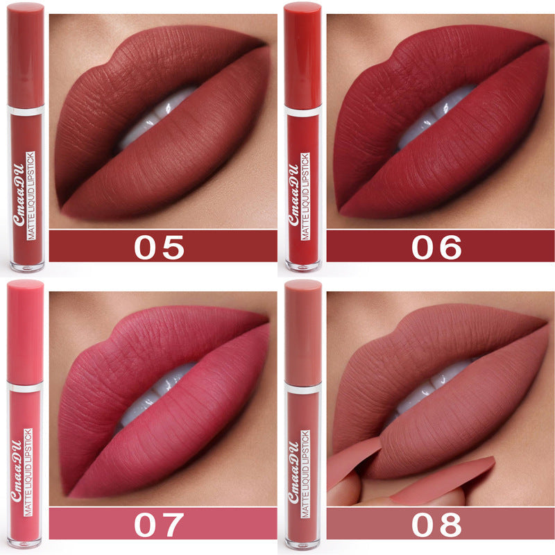 Long-Lasting Waterproof Matte Lipstick – Non-Stick Formula